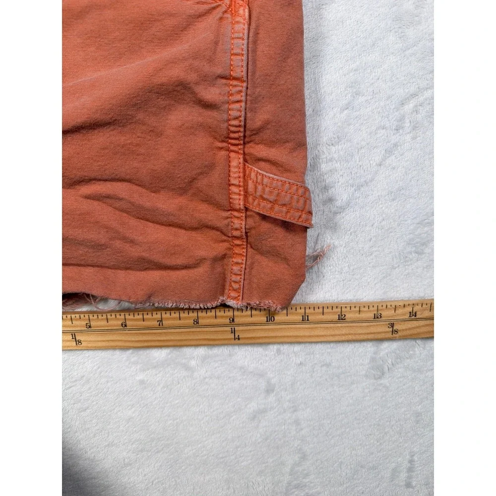 American Eagle Jean Shorts Womens Size 6 Orange Highest Rise '90s Boyfriend